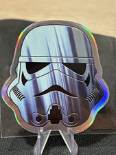 Topps 2026 Chrome Star Wars Stormtrooper Command Die Cut Insert Refractor picture