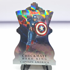 Fleer 2022 Fleer Ultra Avengers Captain America Checkmate Hero King CP-32 picture