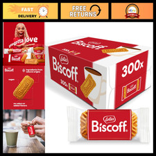 Lotus Biscoff Caramelised Biscuits, 300 Individually Wrapped Packs, Vegan picture