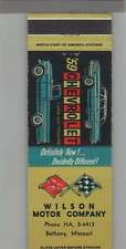 Matchbook Cover - 1959 Chevrolet Dealer - Wilson Motor Co. Bethany, MO picture