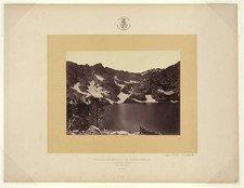 Lake Marian Nevada 1868 Humboldt Mts Landscape Albumen Print O'Sullivan picture