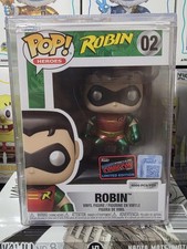 Funko Pop DC Mystery Box Metallic ROBIN 02 2025 NYCC Sticker LE 1000 PCS Sealed picture