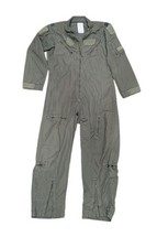 USGI CWU-27/P Nomex Flight Suit Sage Green 42R Flyer Coveralls Military FR picture