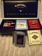 Camel Exotic Blends “Exotic by Birth” Zippo Lighter Gift Set w/ Tin & Items picture