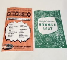Vintage 1967 Colorado Tourist Travel Vacation Brochure Guide Directory picture