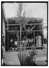 Jerusalem Middle East Bukharan Jews Sukkot Feast of Tabernacles 1900s picture