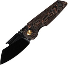 Kansept Knives Rafe Linerlock Copper Carbon Fiber Folding S35VN Knife 2048A5 picture