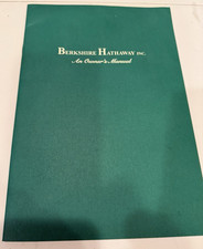 Berkshire Hathaway An Owner’s Manual 1996 Printing picture