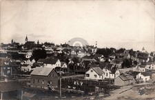 Birds Eye Ely Minnesota MN by Art Studio RPPC Photo Postcard COPY picture