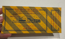 RARE 1964 Democratic National Convention VIP Alternate Ticket President Johnson picture