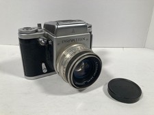 VTG Praktisix Medium Format German Camera Carl Zeiss Jena 2.8 80mm Biometar Lens picture