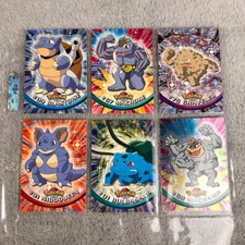 1999 Pokemon Topps Series 1 Blue Logo Lot - Machamp Silver Foil - 1 Blastoise picture