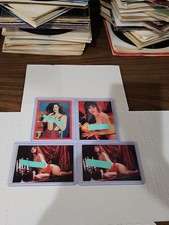 1995 SCREAM QUEENS DEBBIE ROCHON  AUTOGRAPHS 4 PACK WITH LIP PRINTS MEGA RARE picture