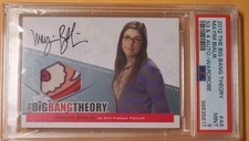 2012 Cryptozoic Big Bang Theory Mayim Bialik Autograph and Memorabilia PSA 9 picture