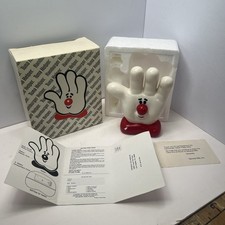 Vintage 1980’s Hamburger Helper Helping Hand AM Transistor Radio W/Box WORKS  picture