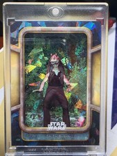 2024 Topps Chrome Sapphire Star Wars Jar Jar Binks #14 Black Refractor 10/10 picture