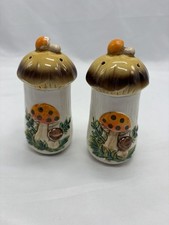 Vintage~1970s~Merry Mushroom~Salt and Pepper/Spice Shakers~Set of 2~Sears picture
