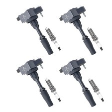 MANATEE Coil Pack & Double Iridium Spark Plugs Set for 2.0 2.5 Chevy Buick 2.0T picture