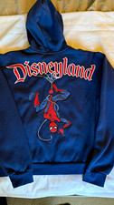 Disney Spider-Man Adult Blue Zip-Up Hoodie Jacket, Size 11/12 picture