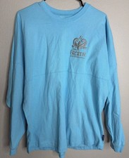 Disney Frozen Spirit Jersey Size XL Blue Glitter Let It Go Broadway picture
