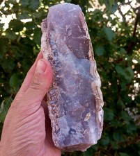 Big Beautiful Raw Lavander Purple Chalcedony picture