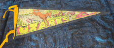 Vintage Mid Century 1960s The Ozarks Hillbilly Felt Pennant Souvenir 25