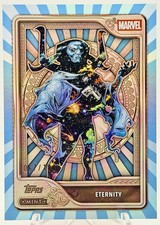 2026 Topps Mint Marvel Eternity Sky Blue Foil /100 Bronze Tier Color Match #2 picture