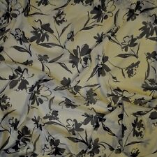VALENTINO authentic mulberry silk chiffon fabric Floral Graphic Made in Italy picture