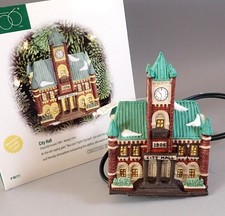 Department 56 City Hall Christmas in the City Series Lighted Ornament 98635 picture