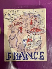 1951 Department Of Defense Pocket Guide to France Post WWII US Soldier Booklet picture
