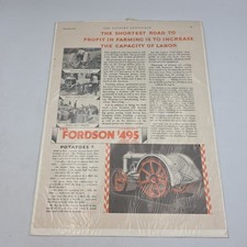 1927 FORDSON TRACTOR FARM CONSTRUCTION PLOW HAY BAILER ENGINE DETROIT 20847 picture