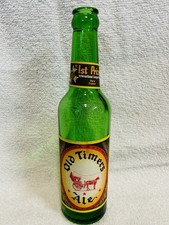Rare Label 1955 Old Timer’s Ale 12oz Glass Bottle Cleveland-Sandusky Brewing picture