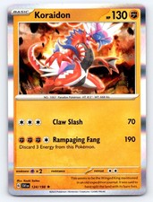 Koraidon 124/198 Rare Scarlet & Violet Pokemon Holo Near Mint picture
