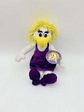 Vintage Chuck E Cheese Plush Helen Henny Bird Girl Purple Prize Tags 2006 - 12