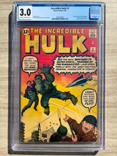Incredible Hulk 3 1962 Marvel Comics CGC G/VG 3.0 Origin Retold 3rd App Hulk picture