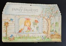 Vintage 1981 Betsey Clark's Hallmark Family Favorites 12 Month Recipe Calendar picture