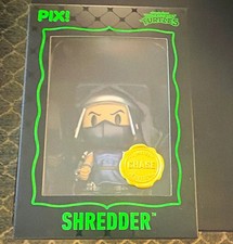 Thrilljoy PIX TMNT Shredder Chase Vinyl Figure Limited edition w/ protector. picture