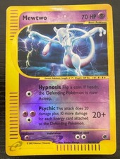 Pokemon Reverse Mewtwo 20/165 ENG Expedition 2002 PV 70 Basic Psychic Standard picture