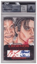 Horror Legends Masterpieces Sketch Card Matthew Lillard & Skeet Ulrich signed picture