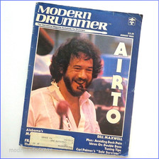 MODERN DRUMMER - Aug 1983 - AIRTO + Mark Herndon of Alabama & Bill Maxwell picture