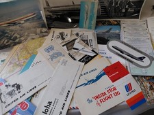 Lot Vintage Ephemera UNITED AIRLINES - See 20 Photos - 2.5 Lbs picture