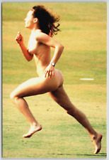 Postcard Lords 1988 England vs Australia Risque Streaks Streaker Sheila Nicholls picture