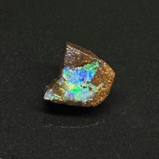 Exquisite Single Australian Boulder Opal Cutter With Bright Neon Colors picture