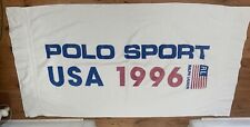 Vintage 1996 Polo Sport 96 Ralph Lauren RL Flag Beach Bath Towel picture