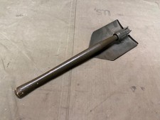 ORIGINAL WWII US ARMY M1943 COMBAT FIELD FOLDING SHOVEL-DATED 1944, WOOD picture