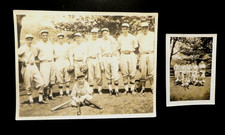 Vintage Pattenburg NJ Baseball Team Real Photos from 1934 With Names RARE picture