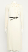 Valentino F/W 2015 Runway Look 32 Chiuri/Piccioli – Ivory Silk Georgette Dress picture