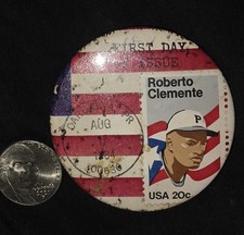 Pin,  ( Chapa). Vintage, Roberto Clemente ( Chapa , Sello Roberto Clemente) picture