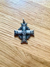 WWI CANADIAN MEMORIAL CROSS, MEMORIAL CROSS GR V CAST IN SOLID SILVER picture