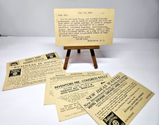 1933-38 National Inventors Congress Direct Mail Lot Fred Prosch Patent Ephemera picture